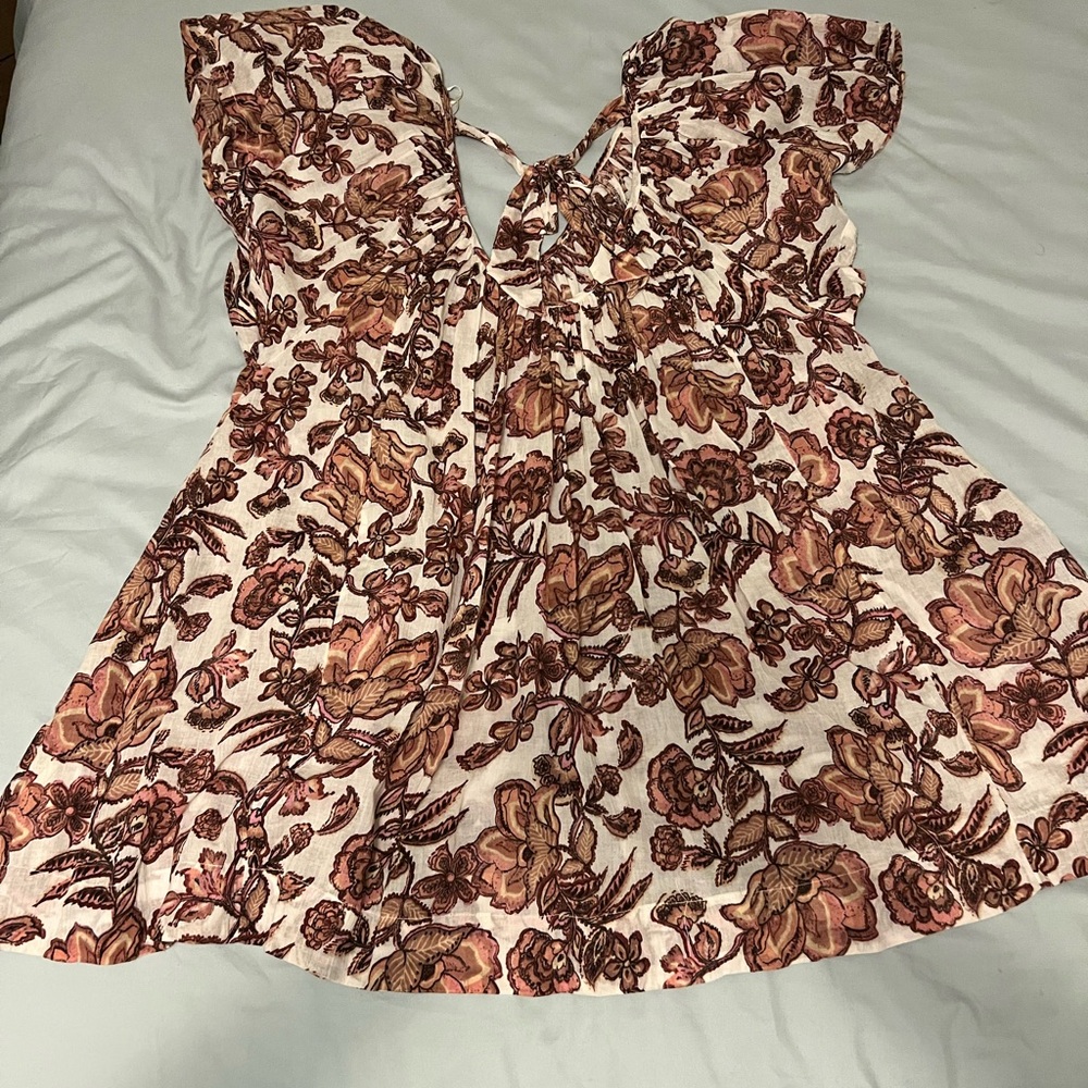 Free People Kauai Print Tunic Top